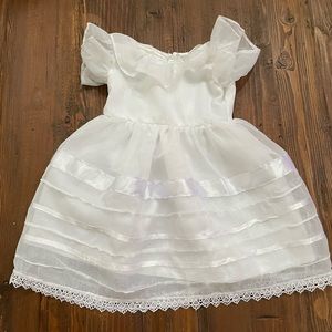 18” doll First Communion or Flower Girl dress